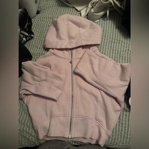 Pink lulu zip up